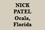 Nick Patel, Ocala, Florida